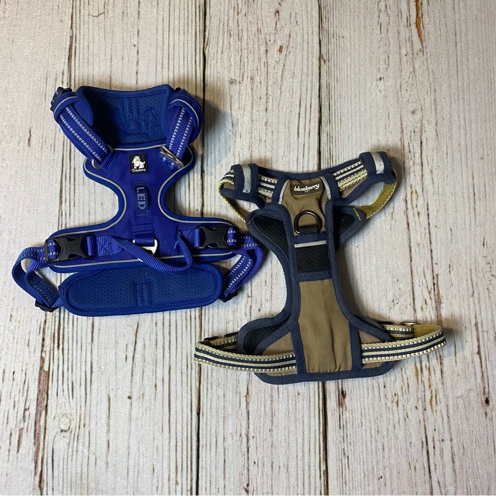 Dog Harness Lot of 2 Size Medium Blueberry Pet and Truelove